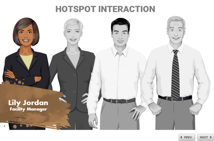 Hotspot Interaction — Storyline 360 Course Template