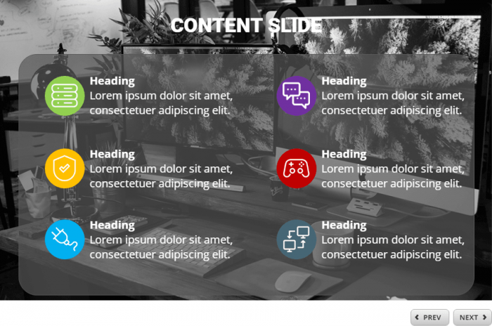 Content Page Slide — Course Template for Storyline 360