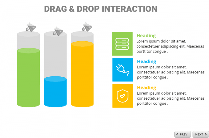 Drag n' Drop Interaction — Course Template for Storyline 360