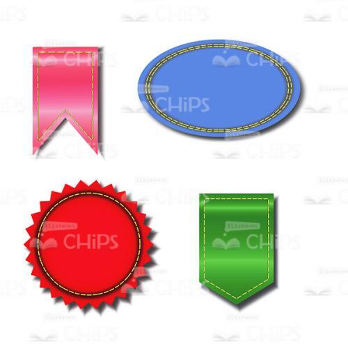 Set Of Colorful Vector Labels-0