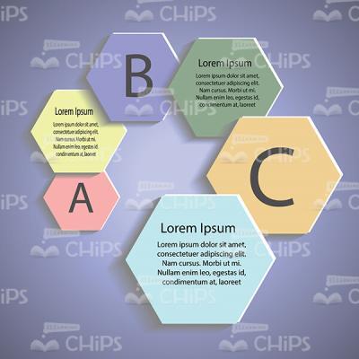 Colorful Hexagons Vector Infographics-0