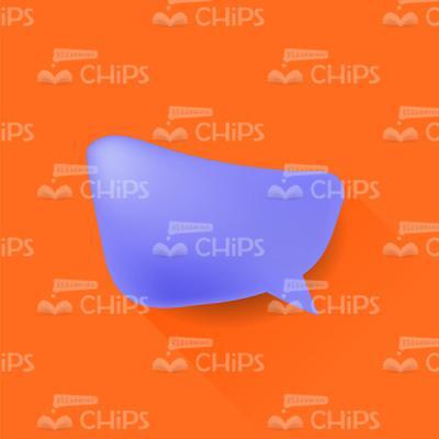 Blue Callout Over Light-Red Background Vector Image-0