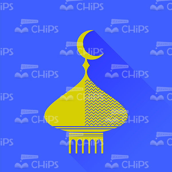 Mosque Dome Vector Image-0