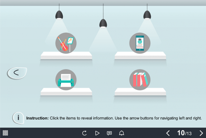 Clickable Items — e Learning Templates for Articulate Storyline