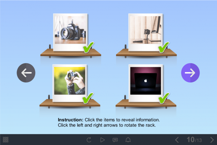 Clickable Items — Download eLearning Templates for Storyline