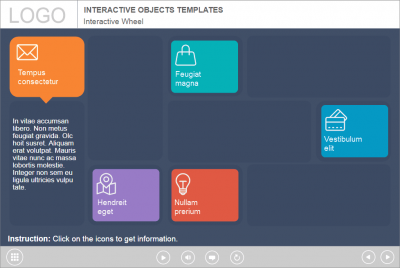 Colored Buttons — Lectora Templates for eLearning