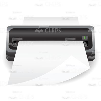Ink-Jet Printer Vector Image-0