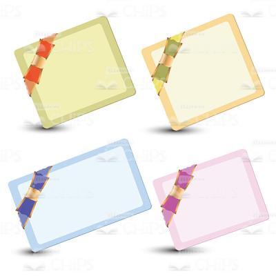Gift Boxes With Bows Vector Image-0