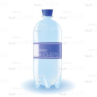 Plastic Bottle With Water Vector Image-0