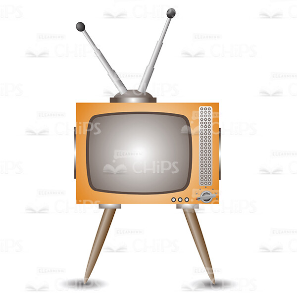 Retro TV Model Vector Image-0