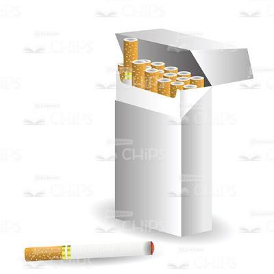 Pack Of Cigarettes Vector Object-0