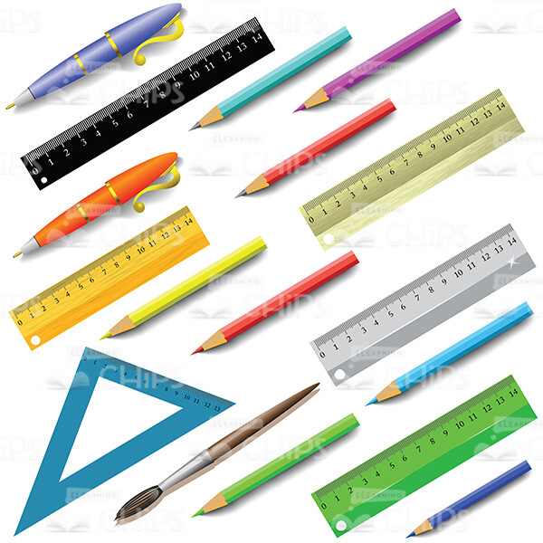 Drawing Tools Set Vector Objects-0