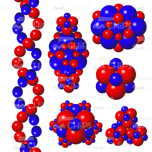 Molecular Compounds Vector Image-0
