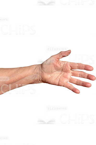 Old Man's Hand Cutout Image-0
