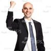 Successful Businessman Showing Yes Gesture Cutout Photo-0
