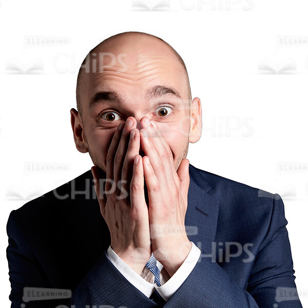 Cutout Picture Of Surprised Businessman Reacts Emotionally-0