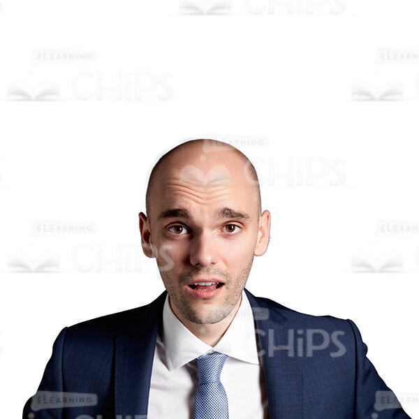 Slightly Shocked Businessman Cutout Photo Portrait-0 Slightly Shocked Businessman Cutout Photo Portrait-0