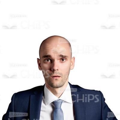 Cutout Photo Of Puzzled Businessman Close Up Portrait-0