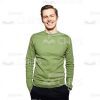 Handsome Young Man Wearing Green Sweater Cutout Photo Pack-0