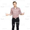 Young Pleasant Businessman Cutout Image-0