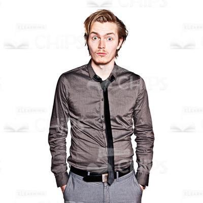 Cutout Photo Of Young Shocked Man In Grey Shirt-0