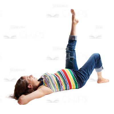 Cutout Photo Of Pregnant Lady Doing Exercises-0