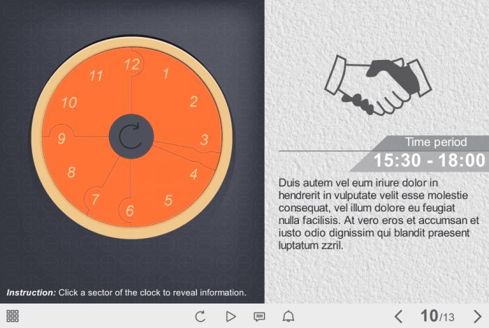 Clickable Dial — e Learning Storyline Templates