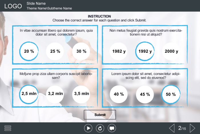 Quiz Interactive Slide — Download Storyline Templates