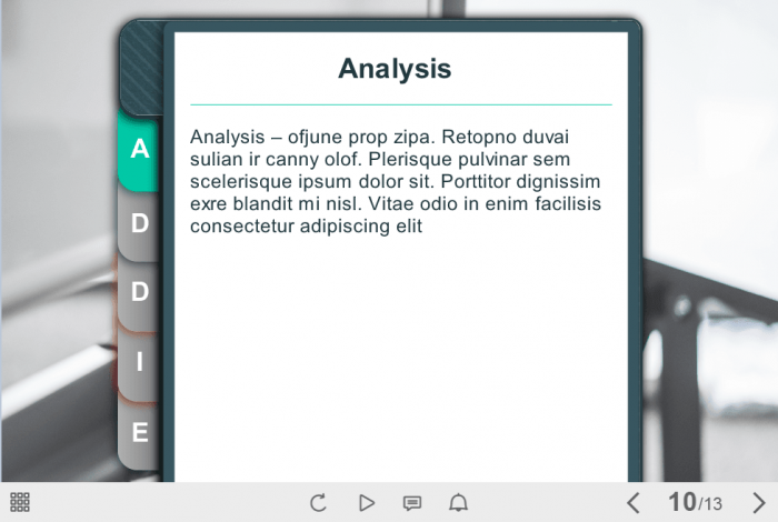 Slide with Colored Tabs — e-Learning Templates for Articulate Storyline