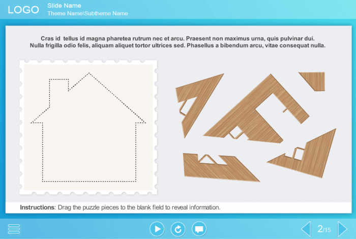 Puzzling Wooden House — Storyline Template-0