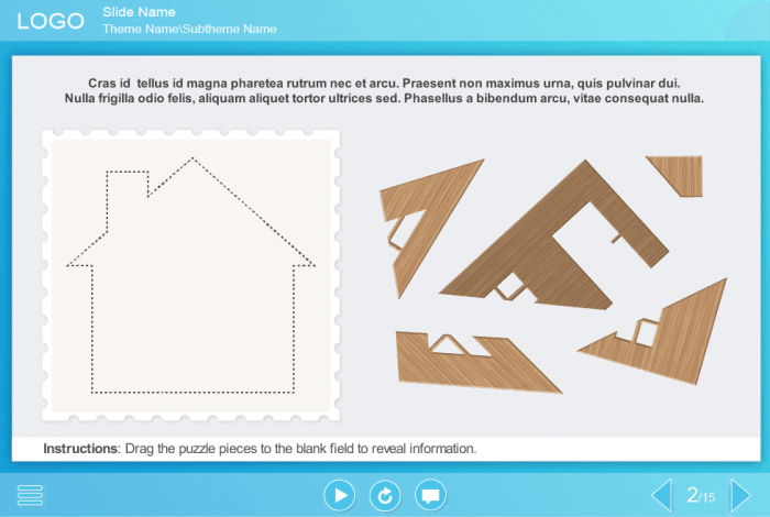 Puzzling Wooden House — Storyline Template-41363
