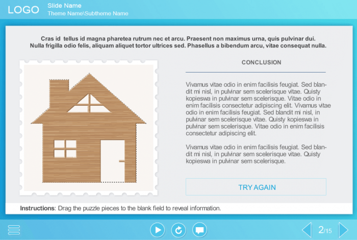 Dragging Wooden Puzzles — Download Articulate Storyline Template