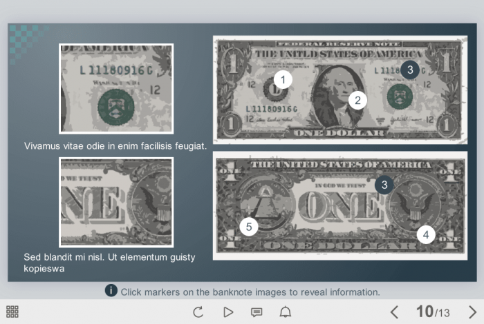 Banknote — Download Articulate Storyline Templates