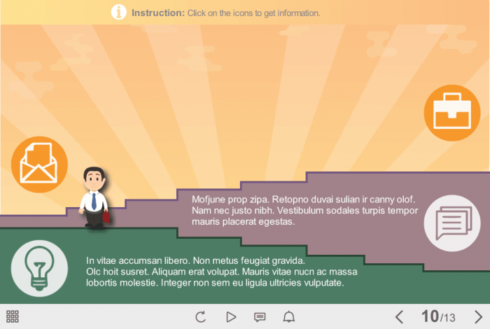 Clickable Buttons — e-Learning Templates for Articulate Storyline