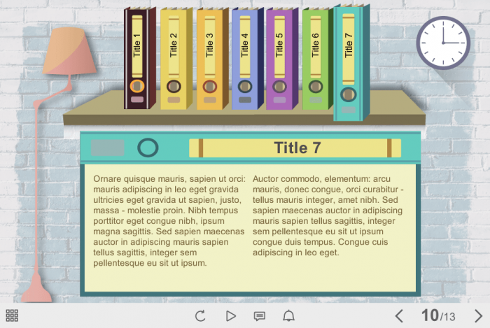 Slide with Text Materials — Download eLearning Template for Articulate Storyline