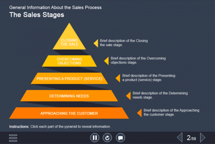Interactive Pyramid — Captivate Template for eLearning