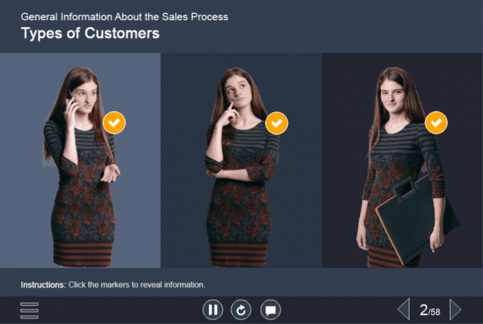 Pretty Young Girl Cutout Photos — Storyline Template for eLearning