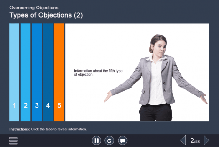 Young Woman Throwing Hands Up — Captivate Template for eLearning