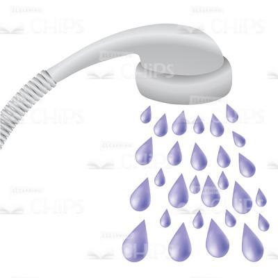 Shower Handle Vector Image-0