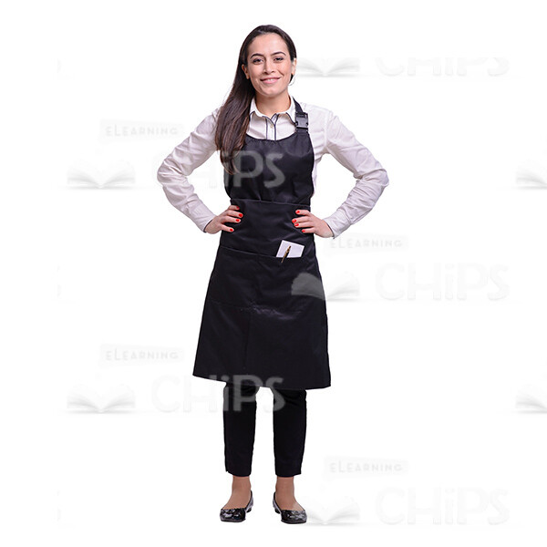 Glad Young Waitress: The Complete Cutout Photo Pack-38077