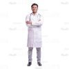 Confident Doctor Smiles And Crosses Arms Cutout Photo-0
