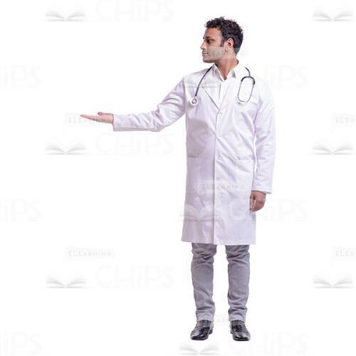 Cutout Doctor Presenting Gesture-0