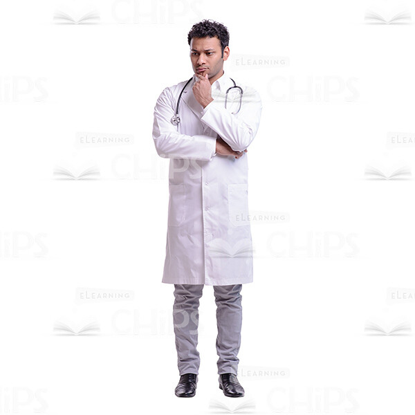 Thoughtful Male Doctor Cutout Photo-0 Thoughtful Male Doctor Cutout Photo-0