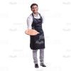 Friendly Smiling Waiter With The Wooden Tray Cutout Photo-0