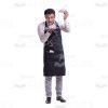 Surprised Waiter Opening The Party-cook Cutout Photo-0