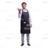 Handsome Waiter With The Party-cook Cutout Photo-0
