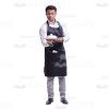 Waiter Attentively Looking At Party-cook Cutout Photo-0