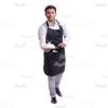 Calm Serving Waiter With Party-cook Cutout Photo-0