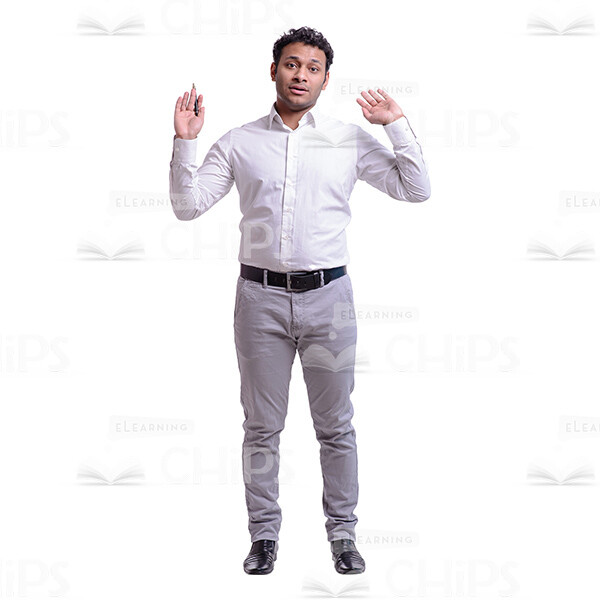 Giving Up Businessman With The Pen Cutout Photo-0 Giving Up Businessman With The Pen Cutout Photo-0
