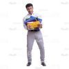 Businessman Looking At The Folders Cutout Photo-0